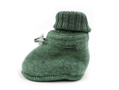 Joha green booties merino wool